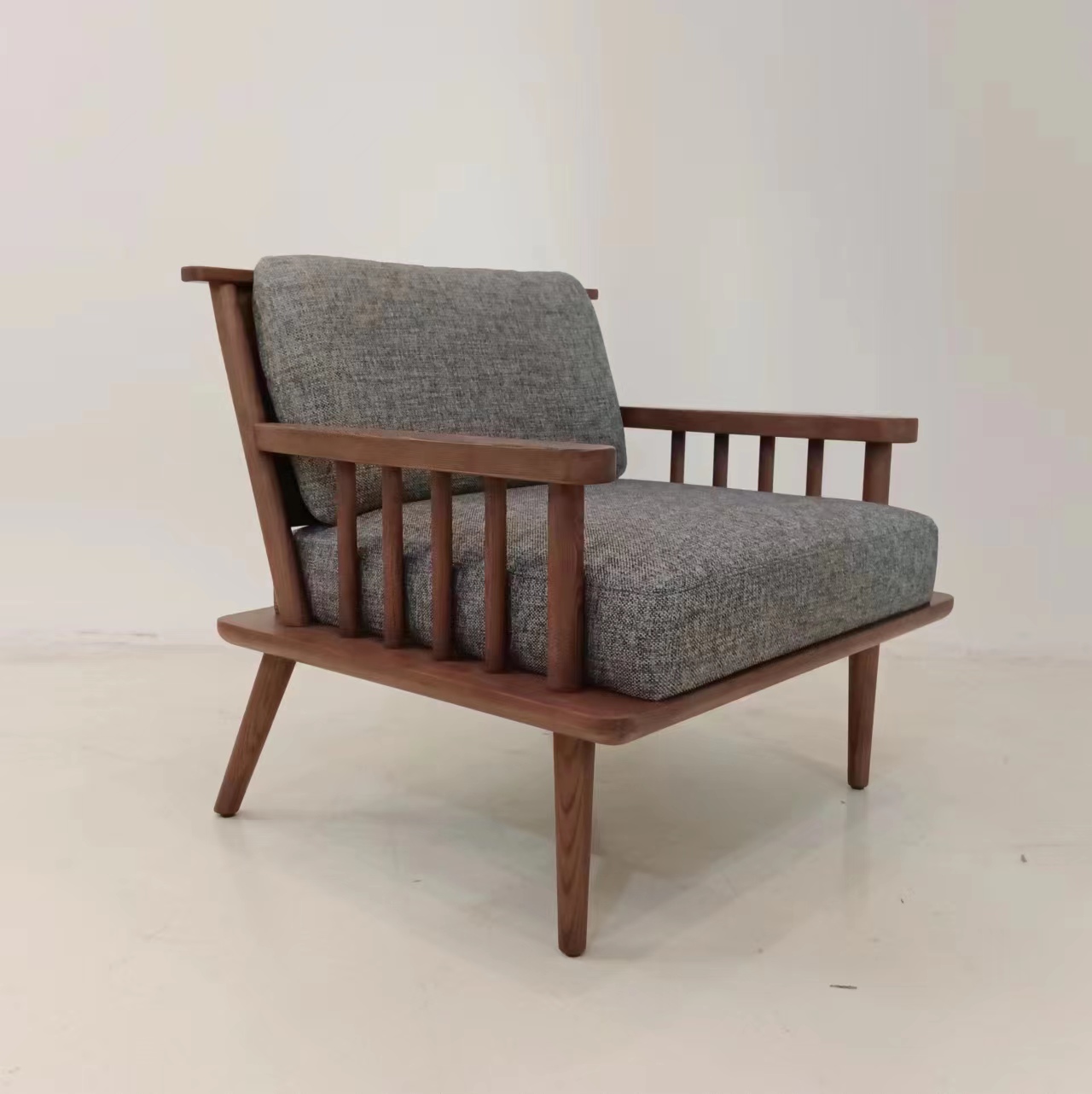 防腐木单椅